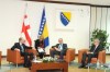 Members of the Collegium of the House of Representatives of the Parliamentary Assembly of BiH talked with the Deputy Prime Minister and the Minister of Foreign Affairs of Georgia
